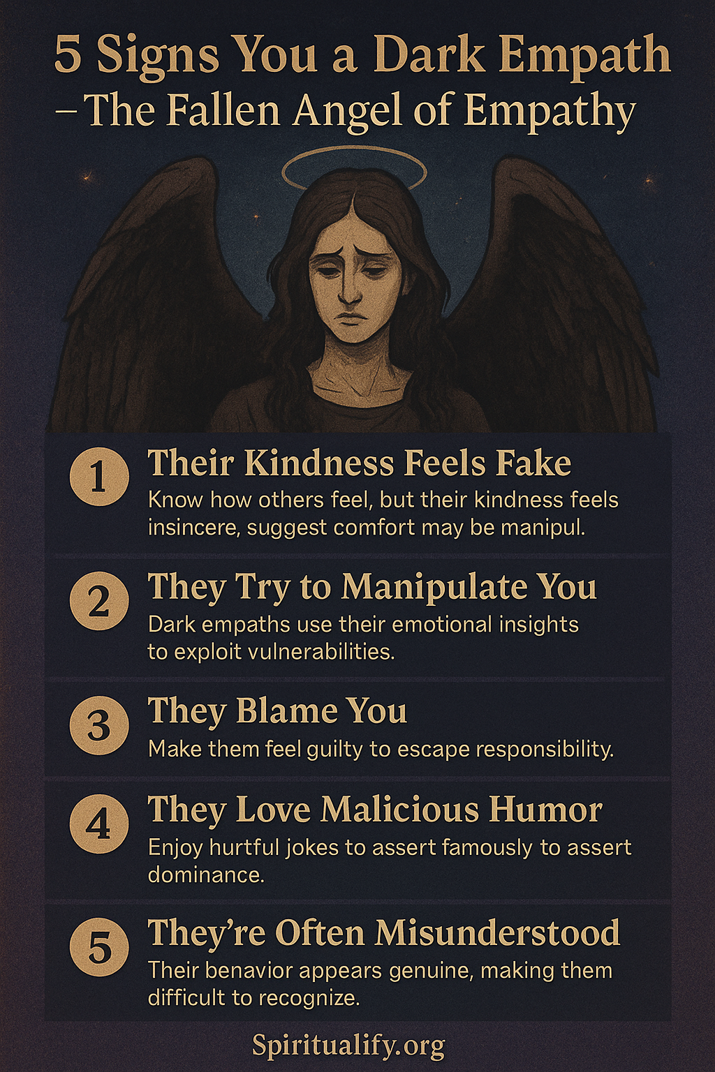 5 Signs You Are a Dark Empath – The Fallen Angel of Empathy INFOG