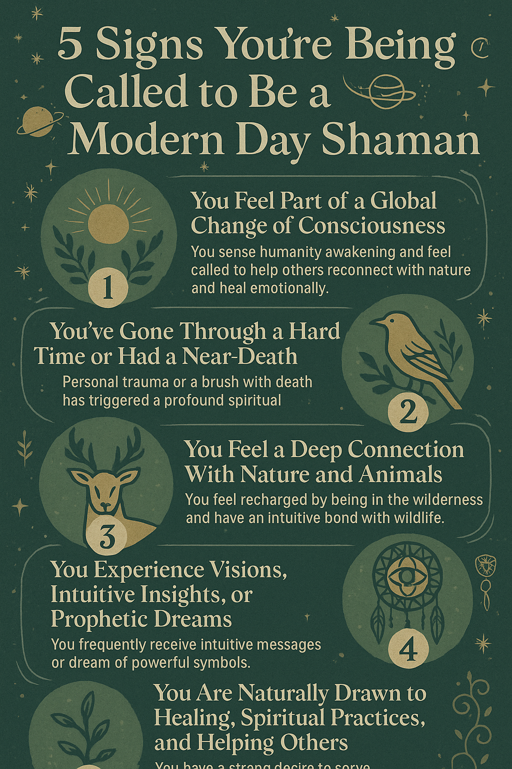 5 Signs You’re Being Called to Be a Modern Day Shaman INFOG