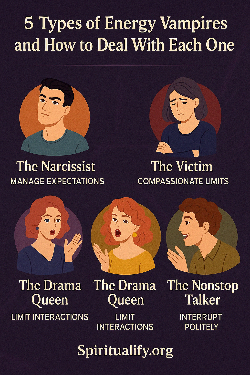 7 Types of Energy Vampires and How to Deal With Each One INFOG