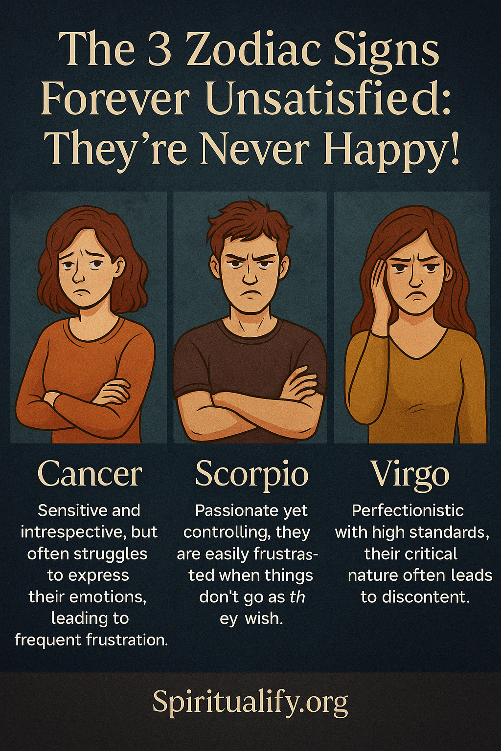 The 6 Zodiac Signs Forever Unsatisfied They’re Never Happy! INFOG
