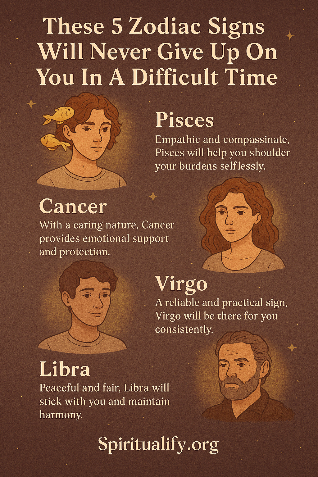 These 5 Zodiac Signs Will Never Give Up On You In A Difficult Time INFOG