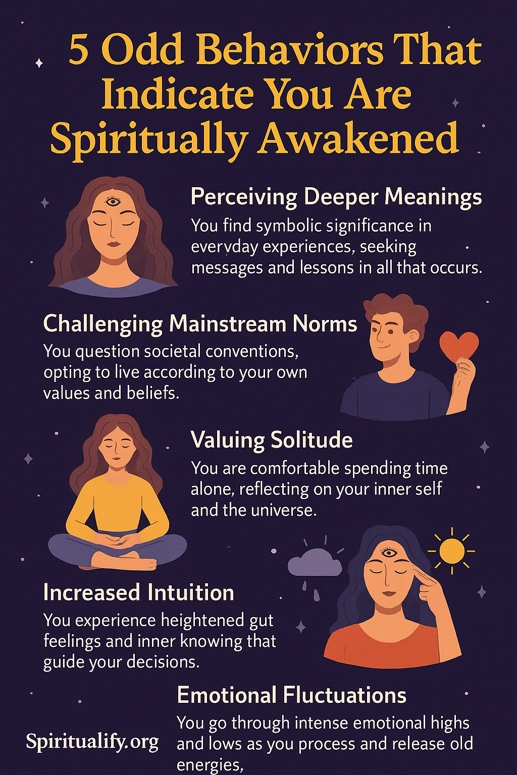 5 Odd Behaviors That Indicate You Are Spiritually Awakened INFOG