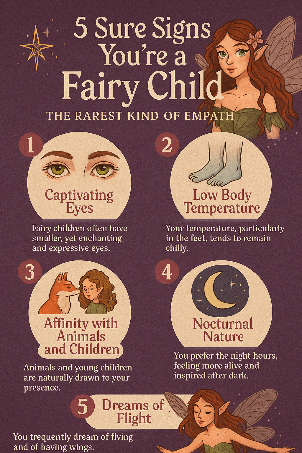 5 Sure Signs You're a Fairy Child – The Rarest Kind of Empath INFOG