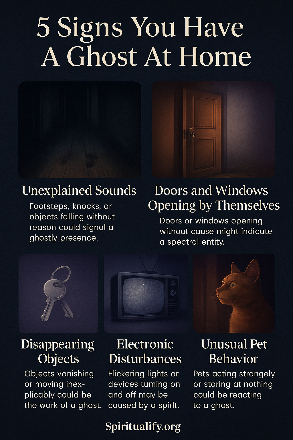 6 Signs You Have A Ghost At Home INFOG