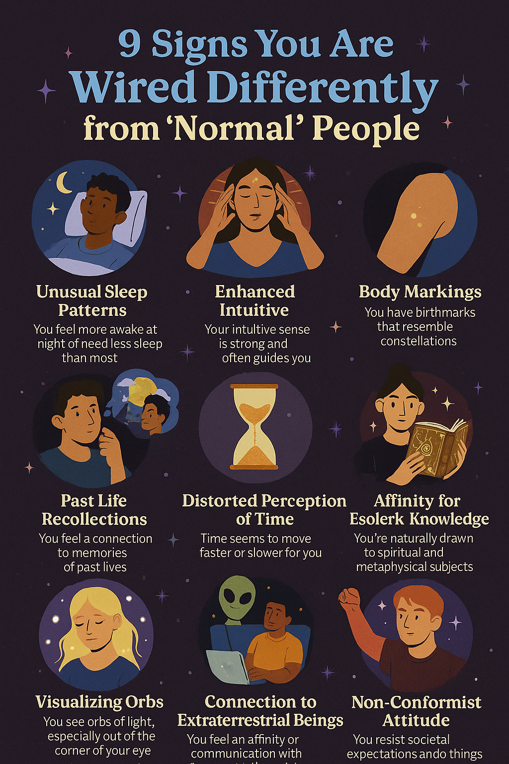 9 Signs You Are Wired Differently from 'Normal' People INFOG