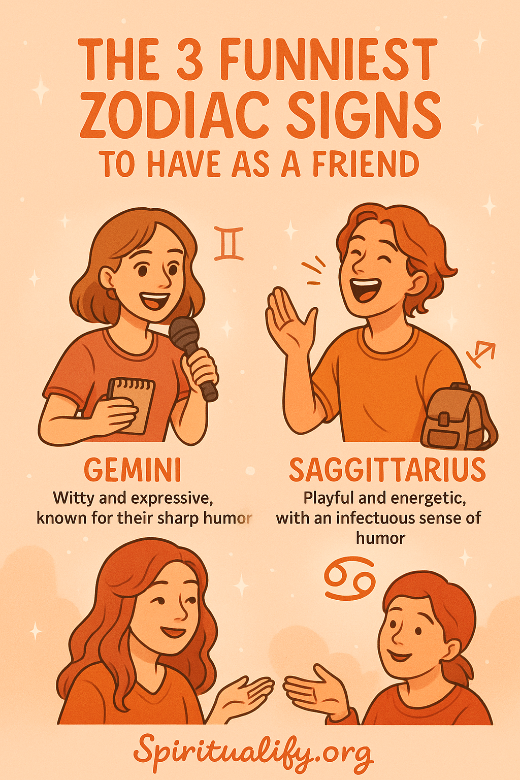 The 3 Funniest Zodiac Signs To Have As A Friend INFOG
