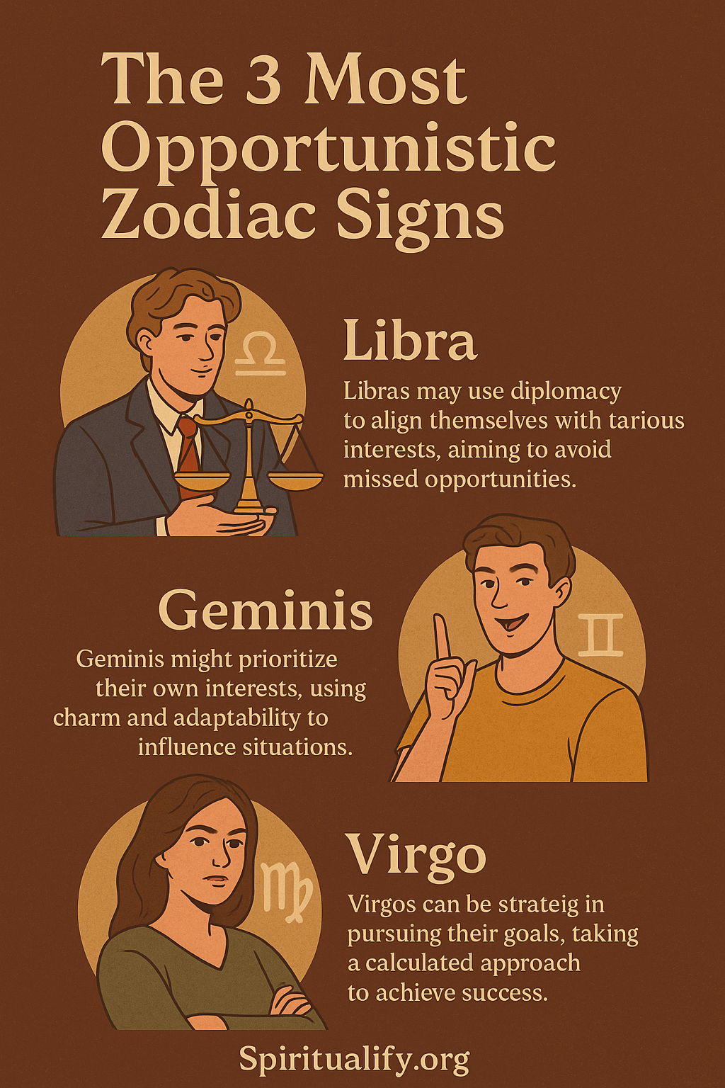 The 3 Most Opportunistic Zodiac Signs INFOG