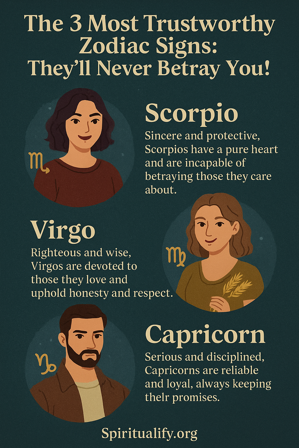 The 3 Most Trustworthy Zodiac Signs They'll Never Betray You! INFOG