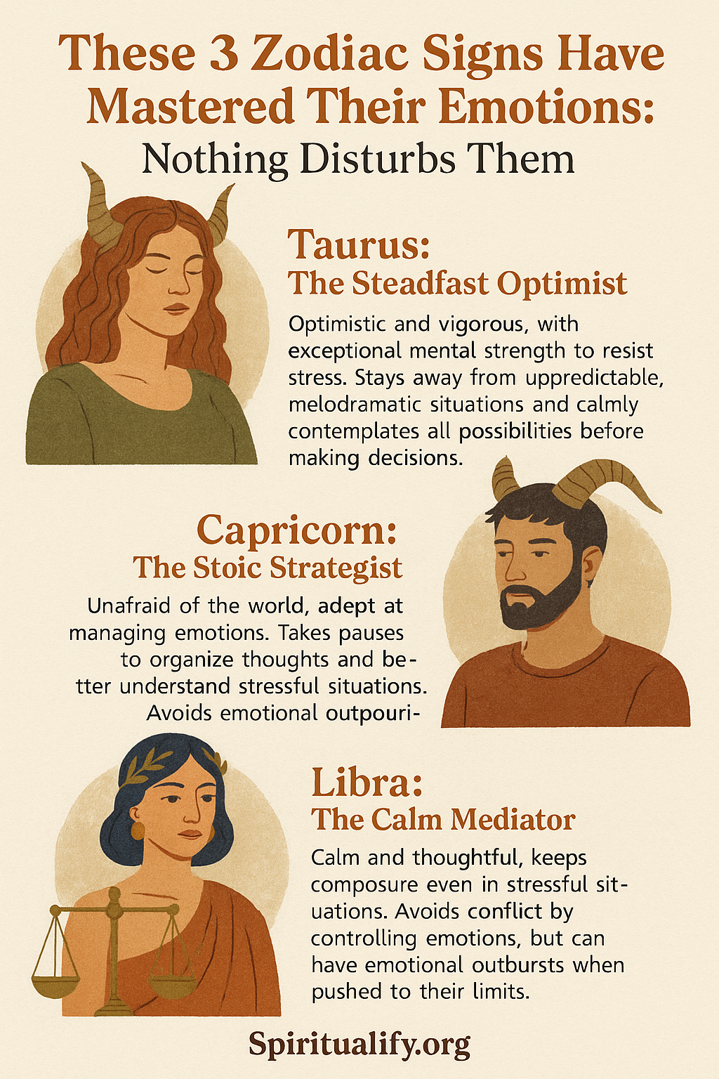 These 3 Zodiac Signs Have Mastered Their Emotions Nothing Disturbs Them INFOG