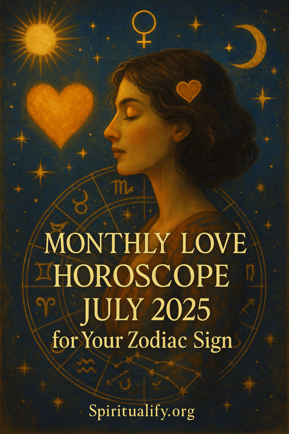 Monthly Love Horoscope July 2025 for Your Zodiac Sign Pin