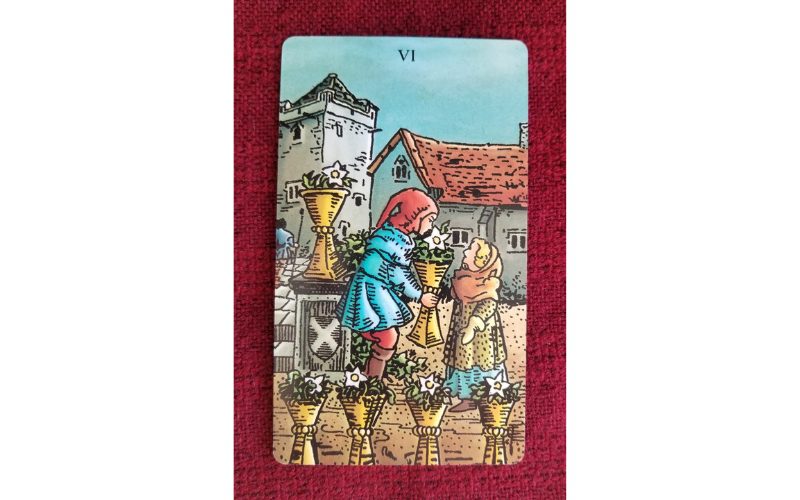 Six of Cups – Where the Past Whispers Softly