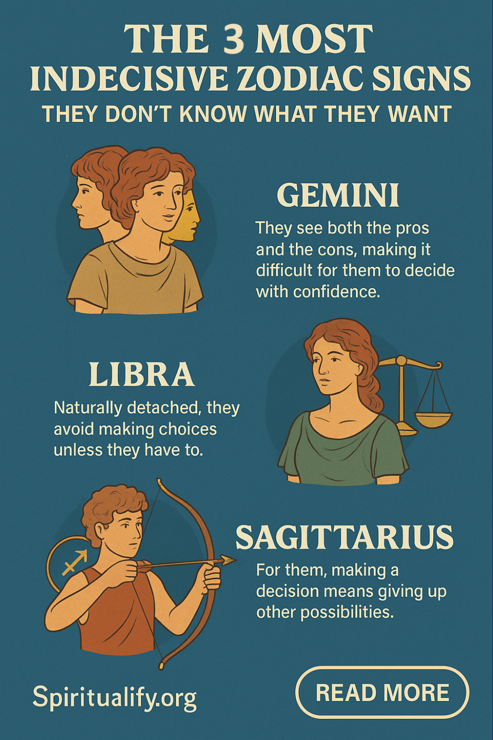 The 3 Most Indecisive Zodiac Signs They Don’t Know What They Want Infographic
