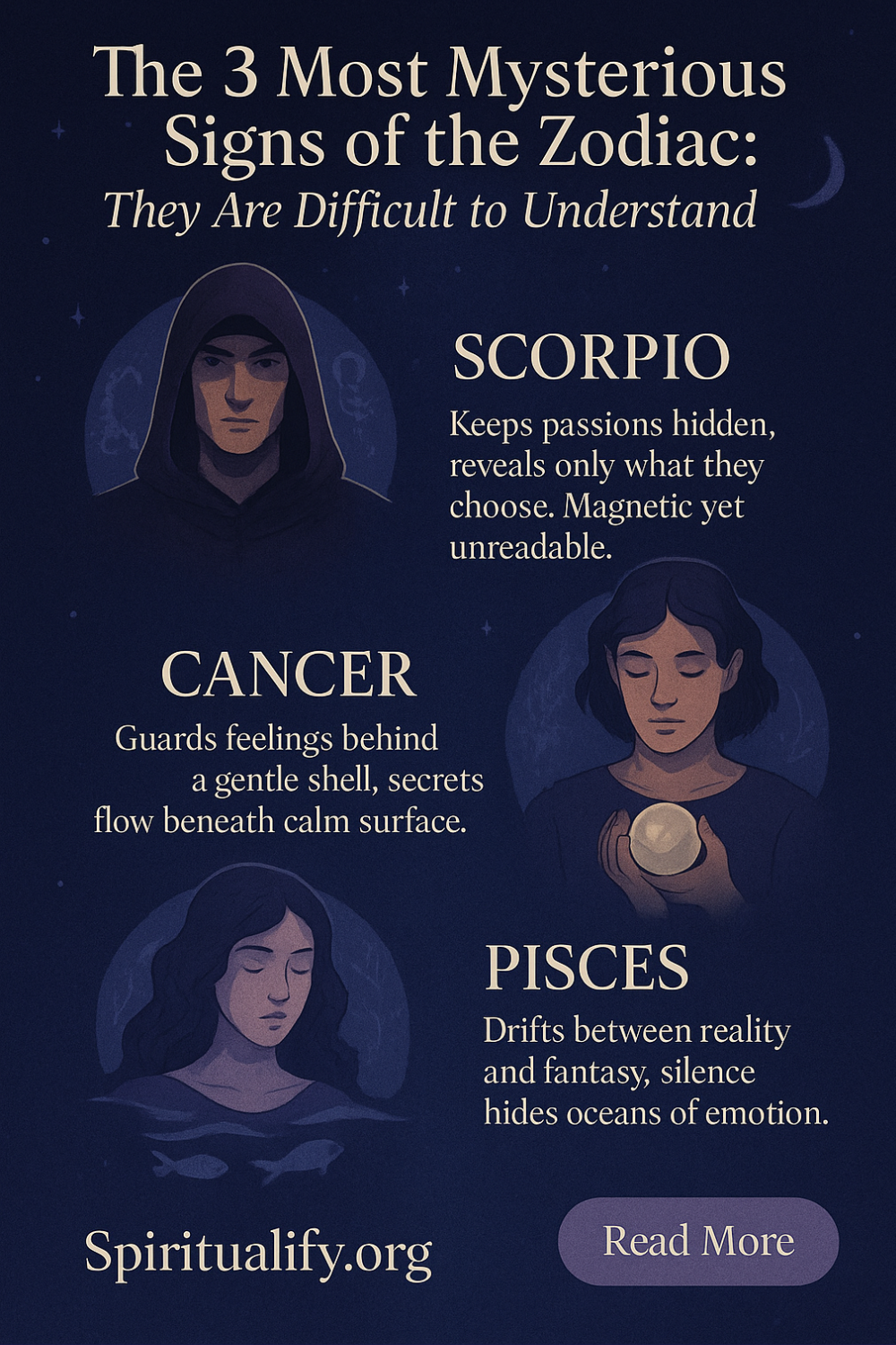 The 4 Most Mysterious Signs Of The Zodiac They Are Difficult To Understand Infographic