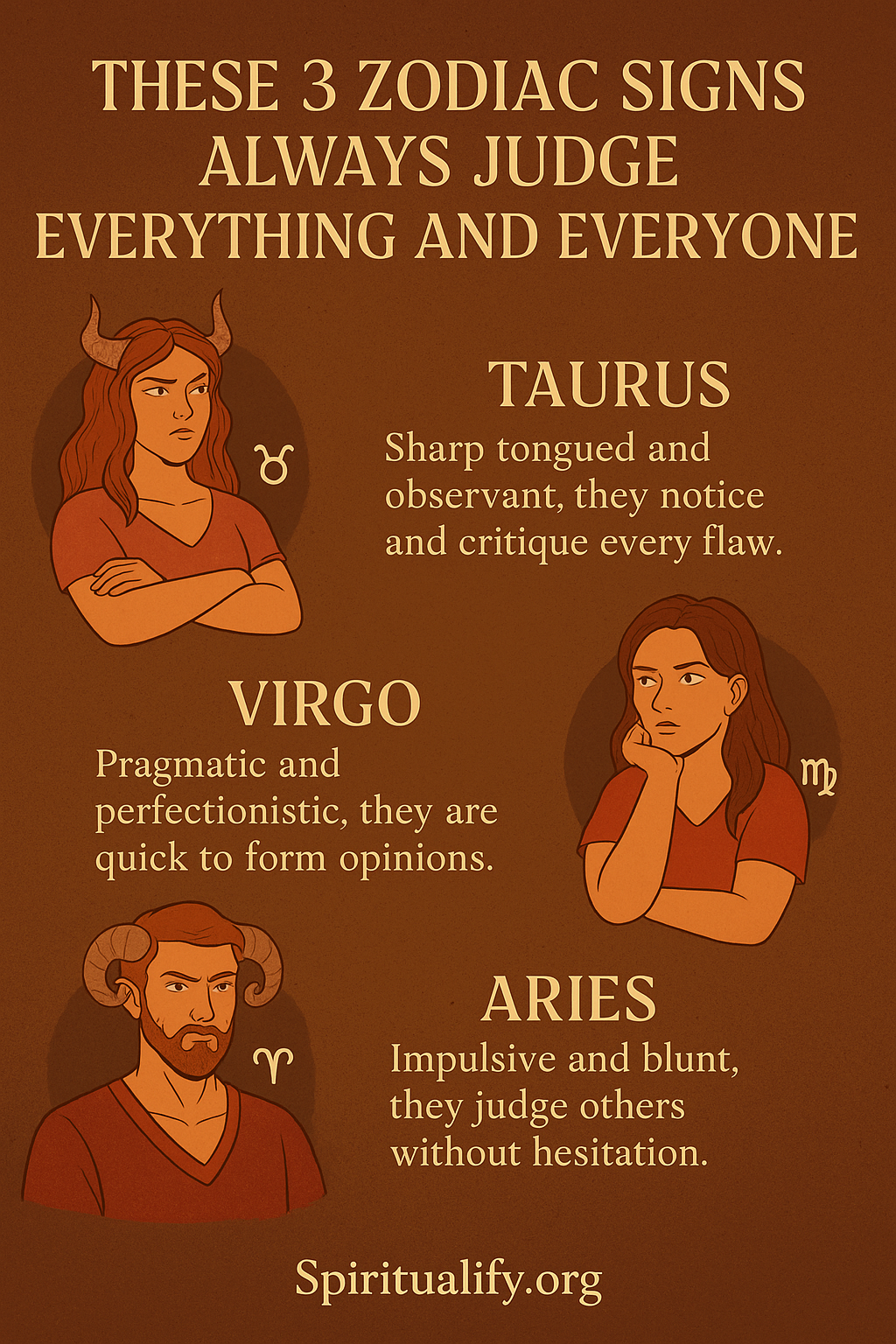 These 3 Zodiac Signs Always Judge Everything and Everyone INFOG
