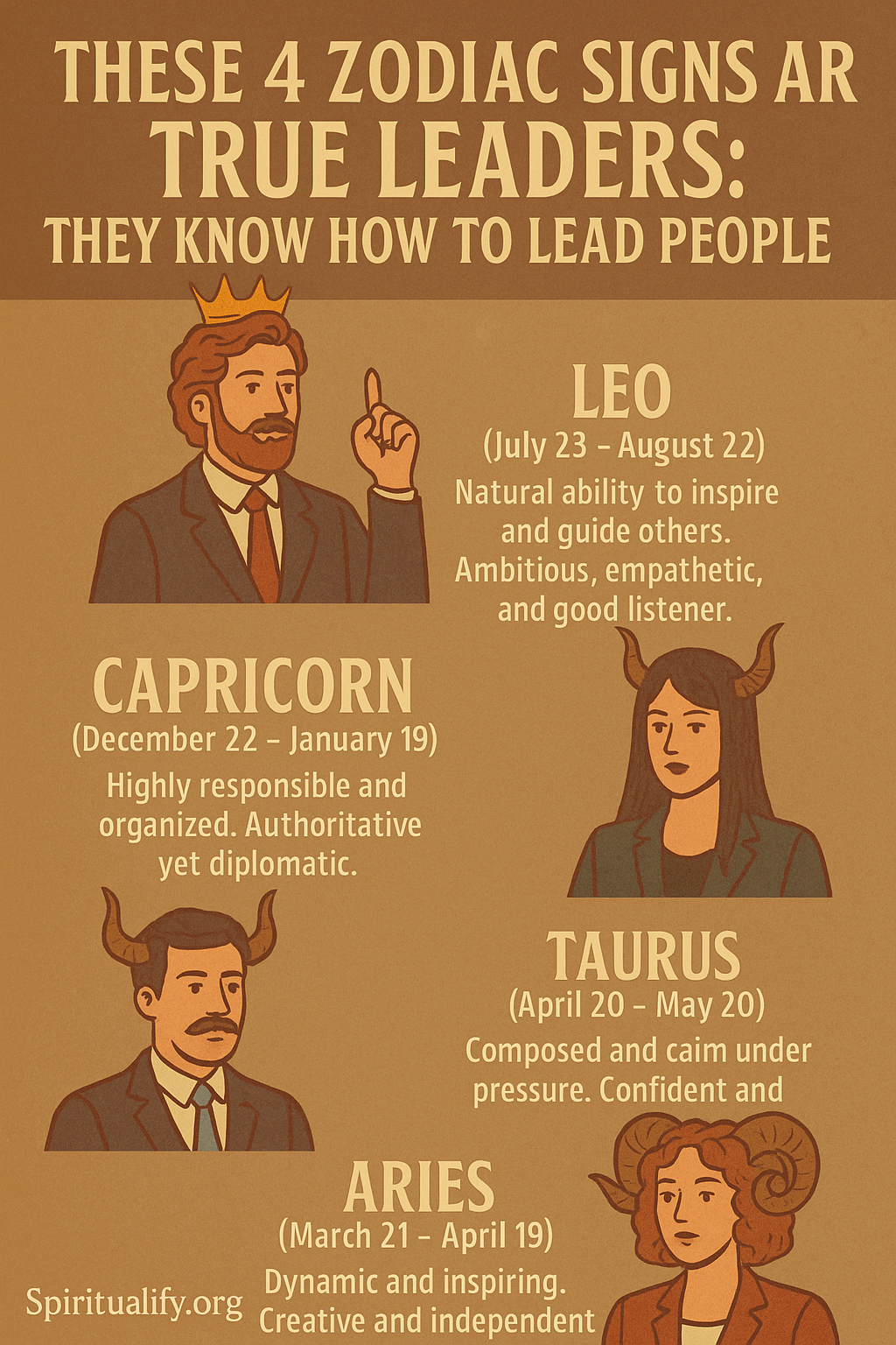 These 3 Zodiac Signs Are True Leaders They Know How To Lead People INFOG
