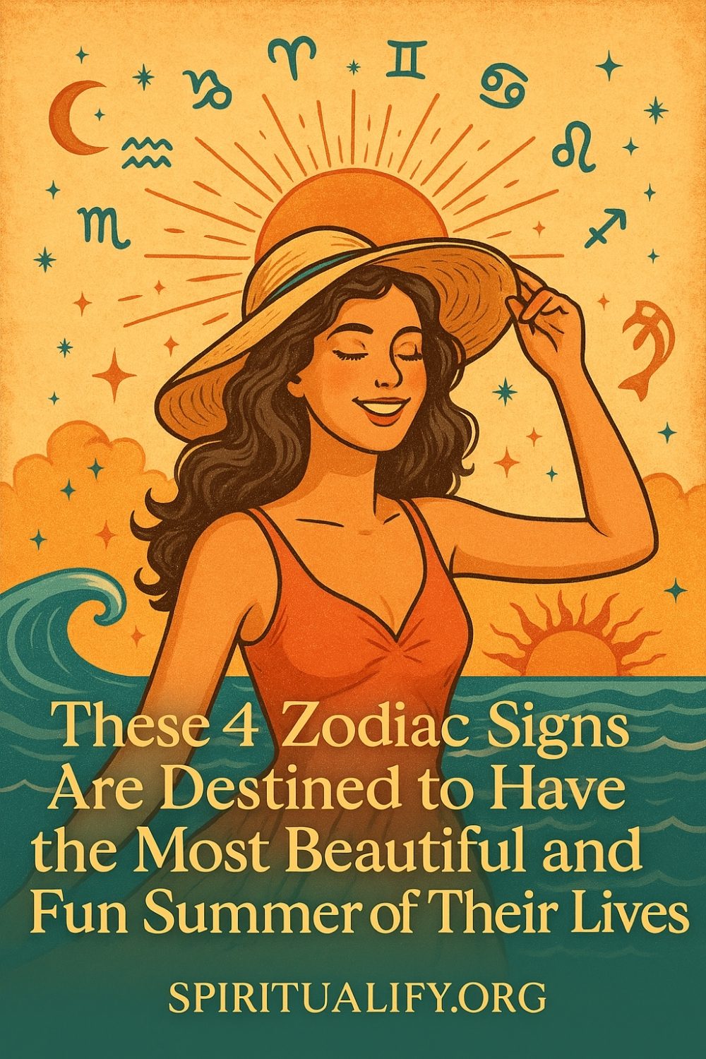 These 4 Zodiac Signs Are Destined to Have the Most Beautiful and Fun Summer of Their Lives Pin