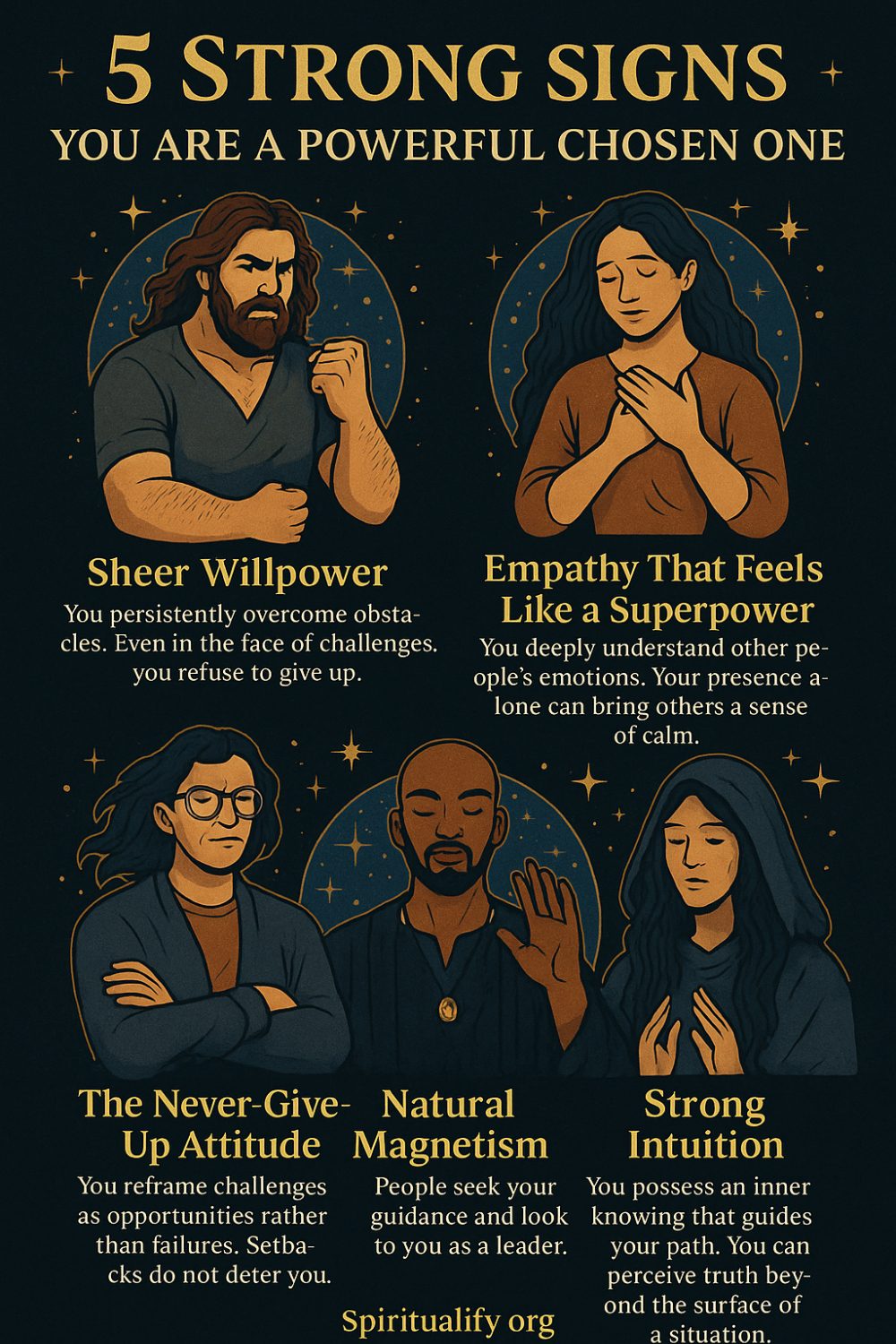 5 Strong Signs You Are A Powerful Chosen One Infographic