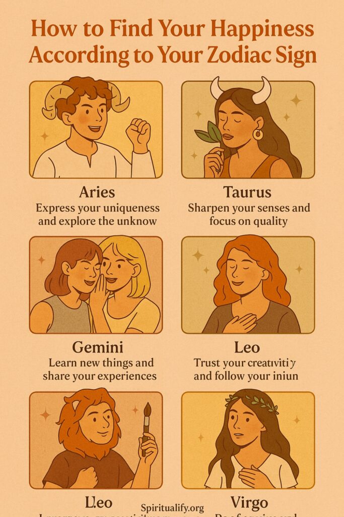 How to Find Your Happiness According to Your Zodiac Sign