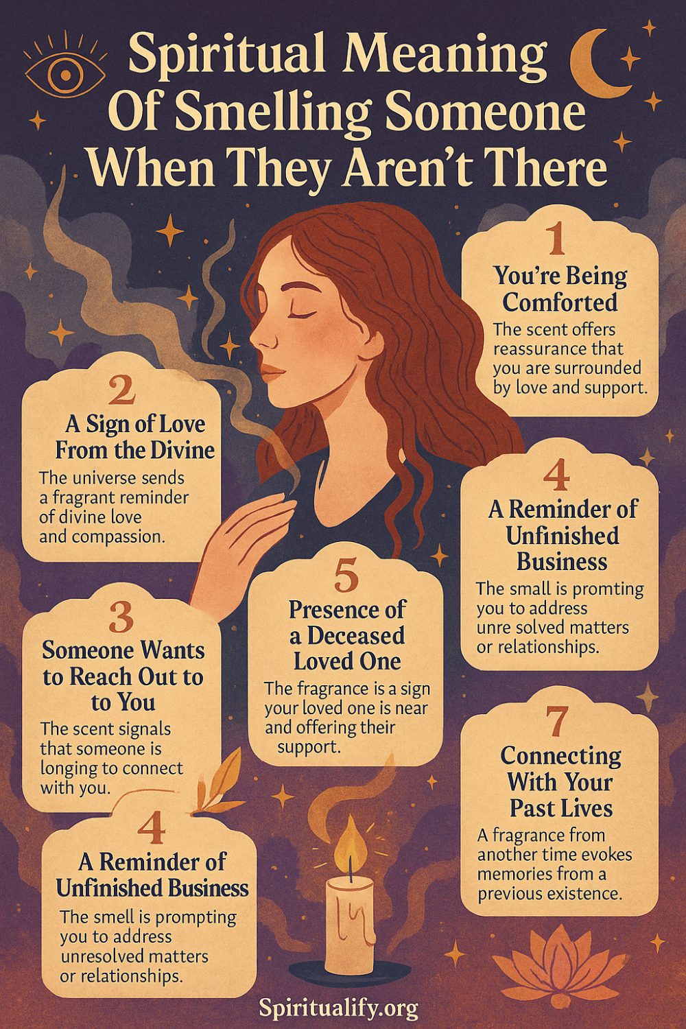 Spiritual Meaning Of Smelling Someone When They Aren’t There Infographic