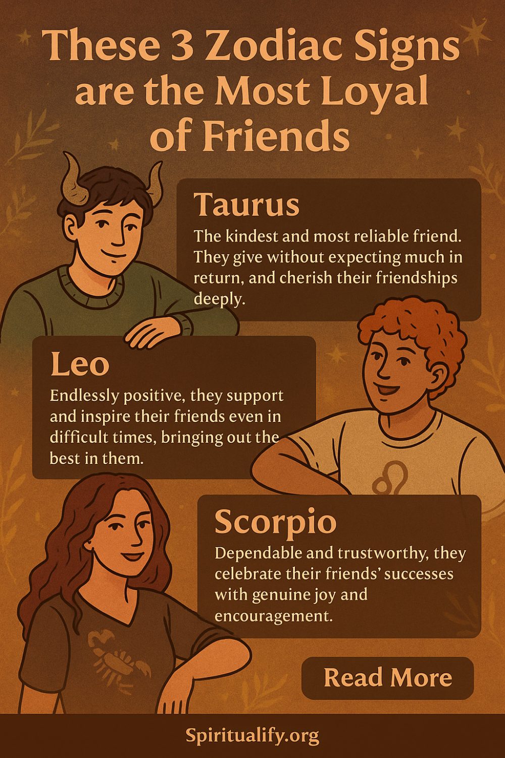 These 4 Zodiac Signs are the Most Loyal of Friends Infographic