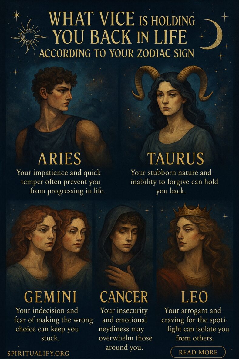 What Vice is Holding You Back in Life According to Your Zodiac Sign