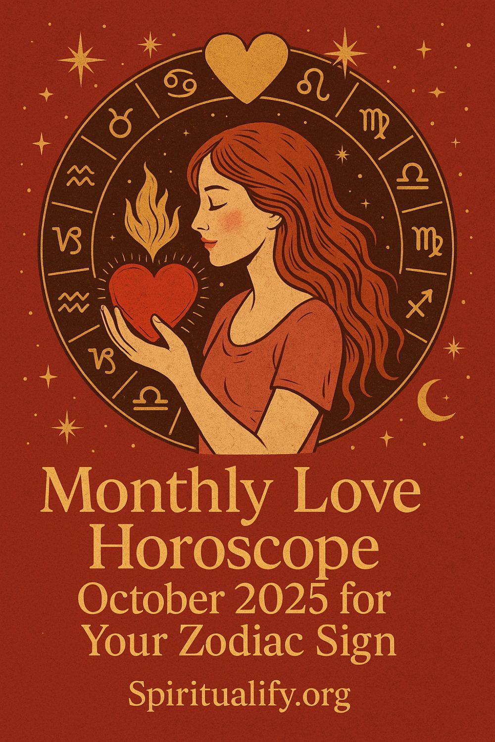 Monthly Love Horoscope October 2025 for Your Zodiac Sign Pin