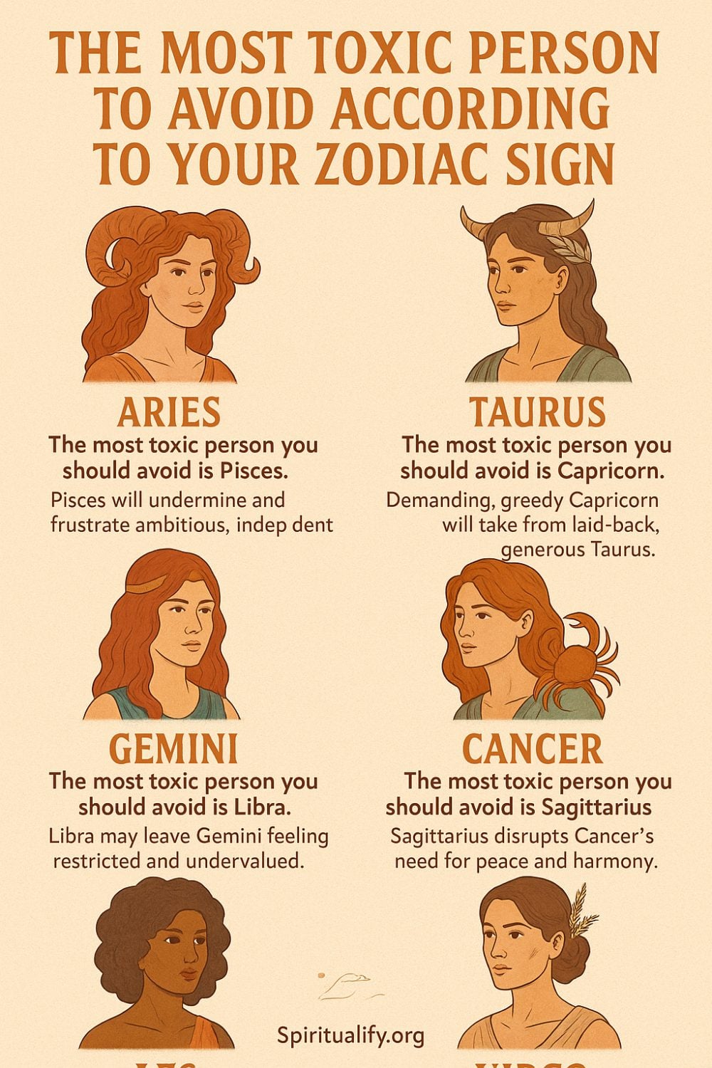 The Most Toxic Person to Avoid According to Your Zodiac Sign Infographic