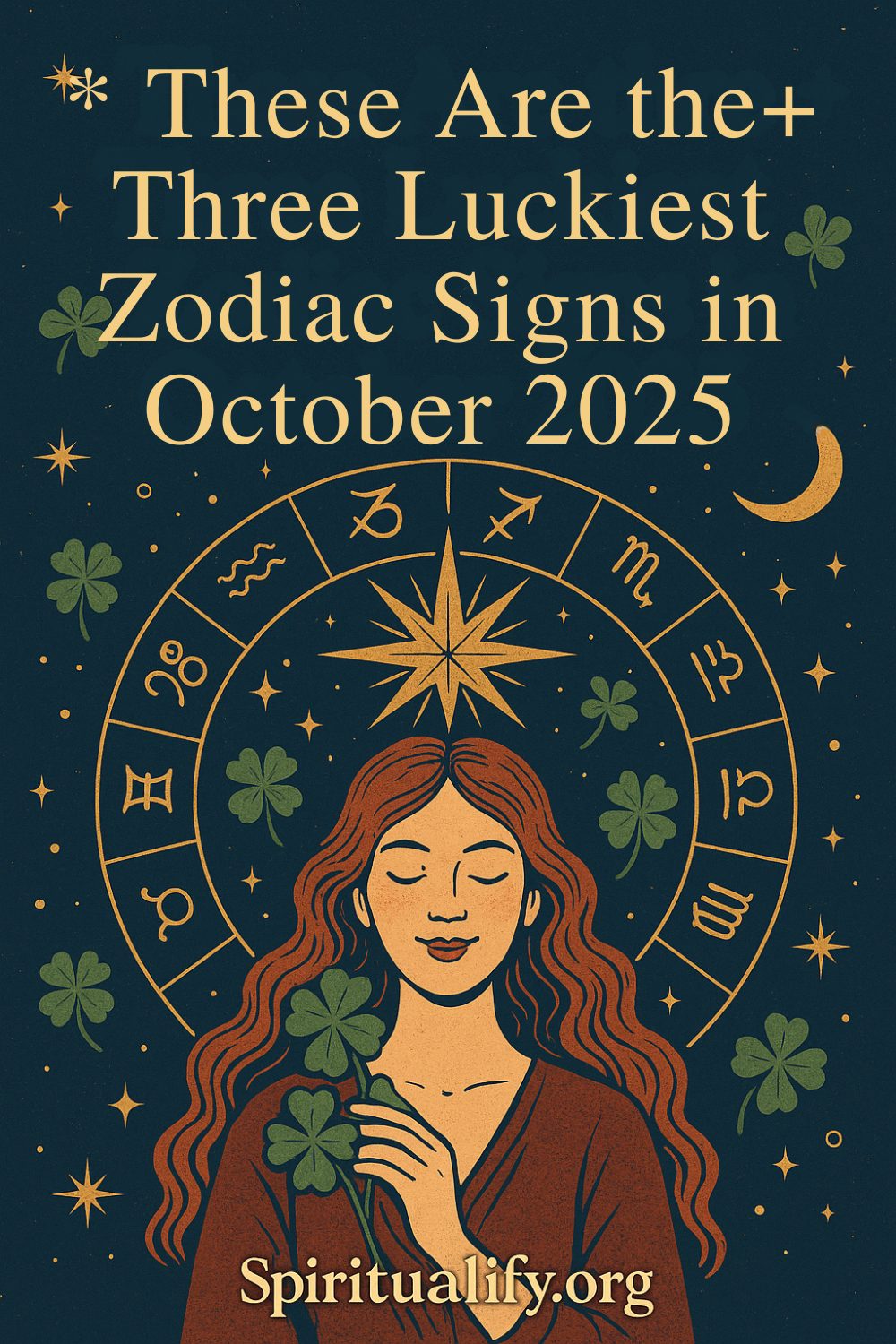 These Are the Three Luckiest Zodiac Signs in October 2025 Pin