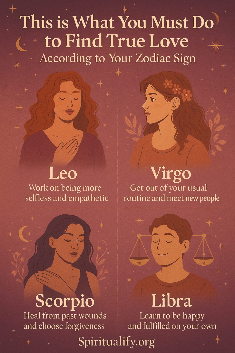 This is What You Must Do to Find True Love According to Your Zodiac Sign Infographic
