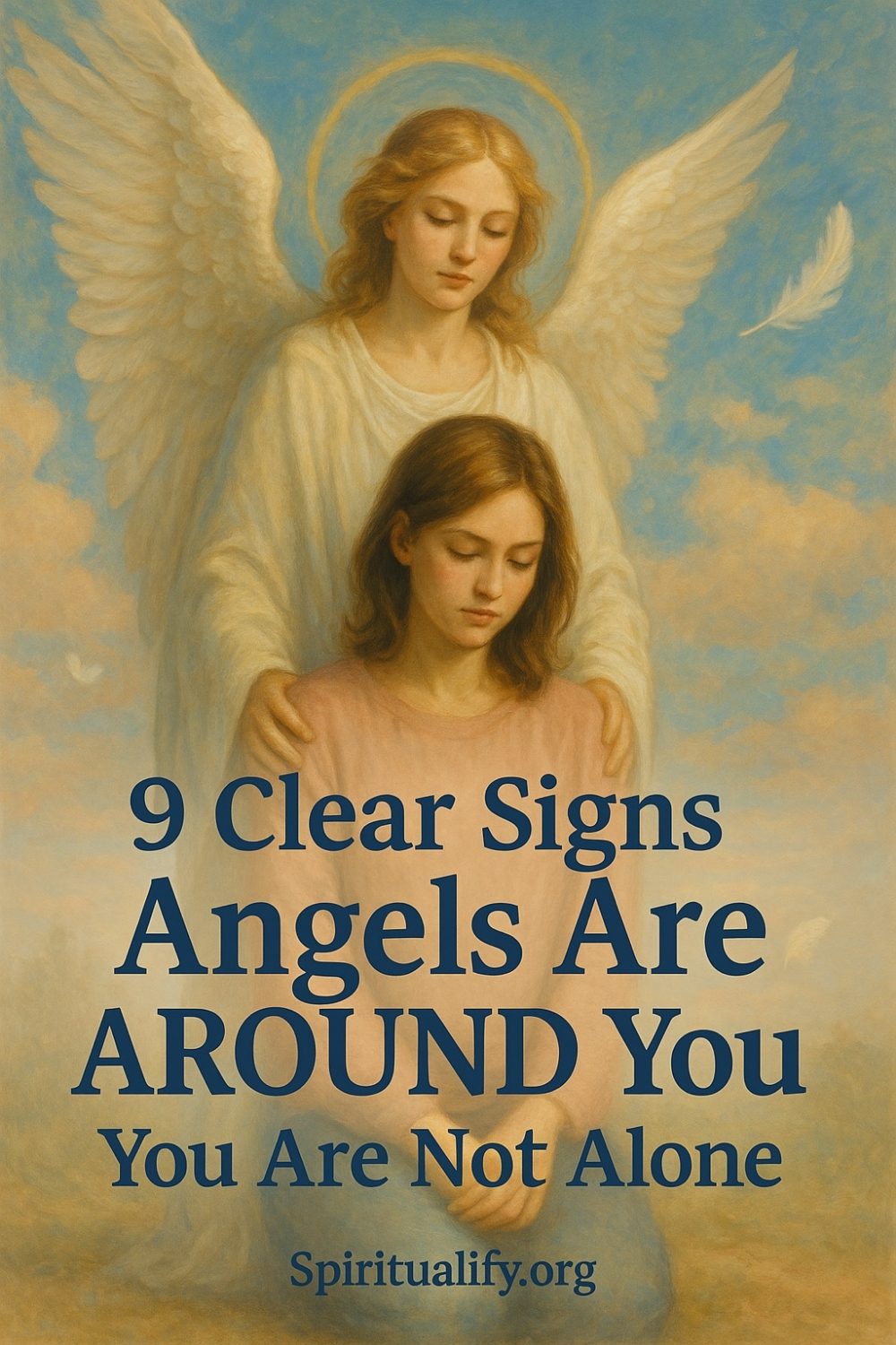 9 Clear Signs Angels Are AROUND You You Are Not Alone Pin