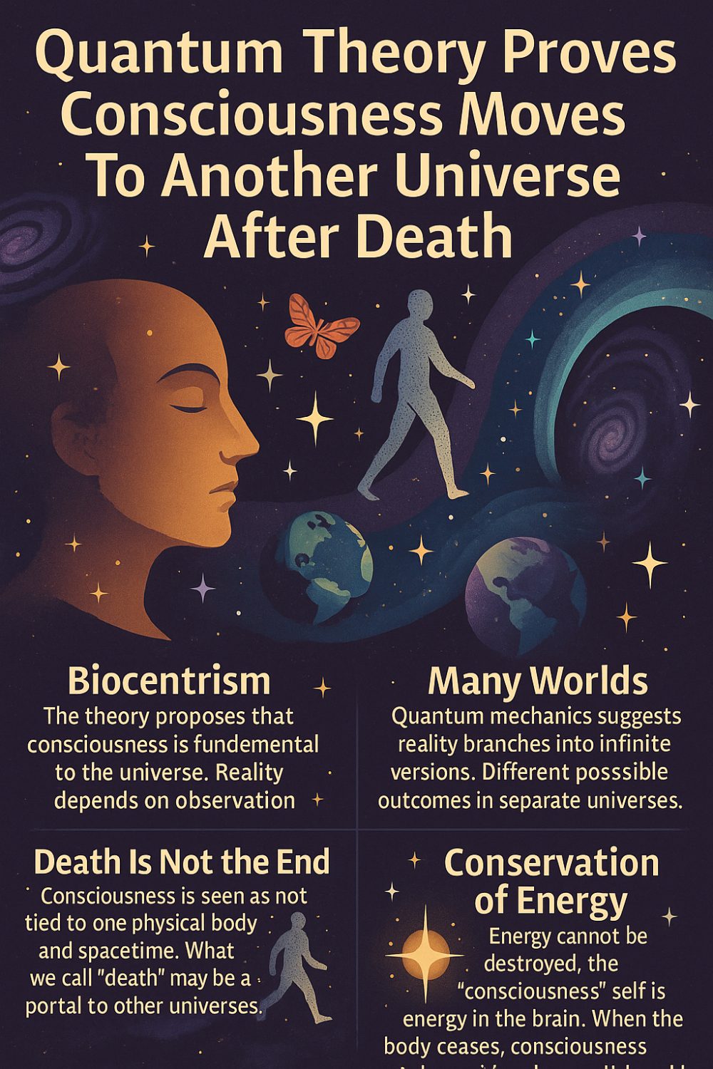 Quantum Theory Proves Consciousness Moves To Another Universe After Death Infographic