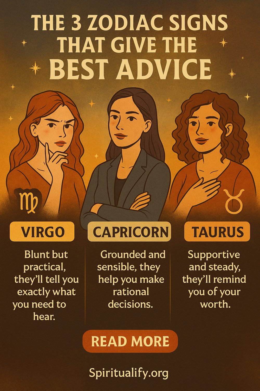 The 5 Zodiac Signs that Give the Best Advice Infographic