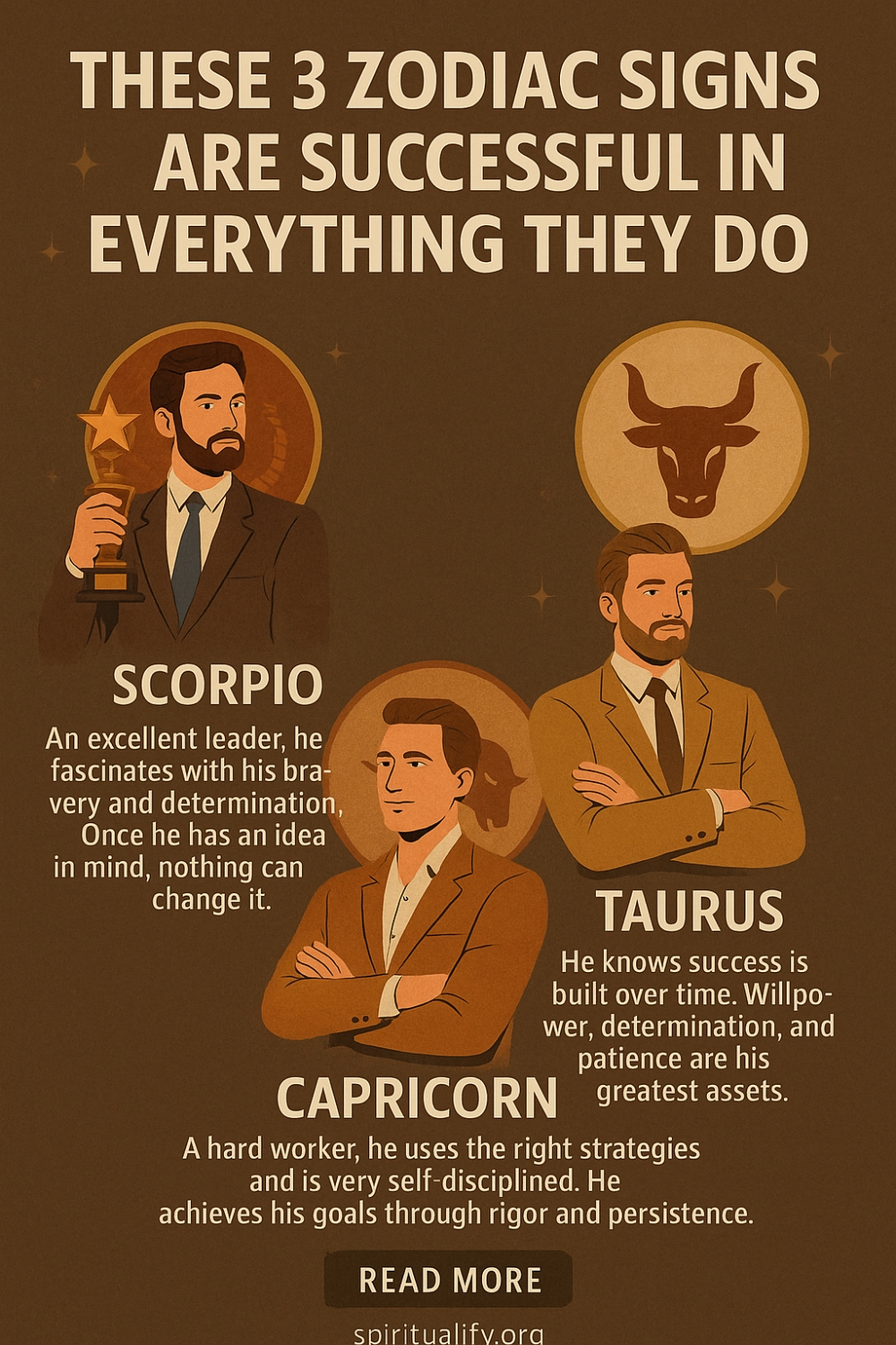 These 3 Zodiac Signs are Successful in Everything They Do Infographic