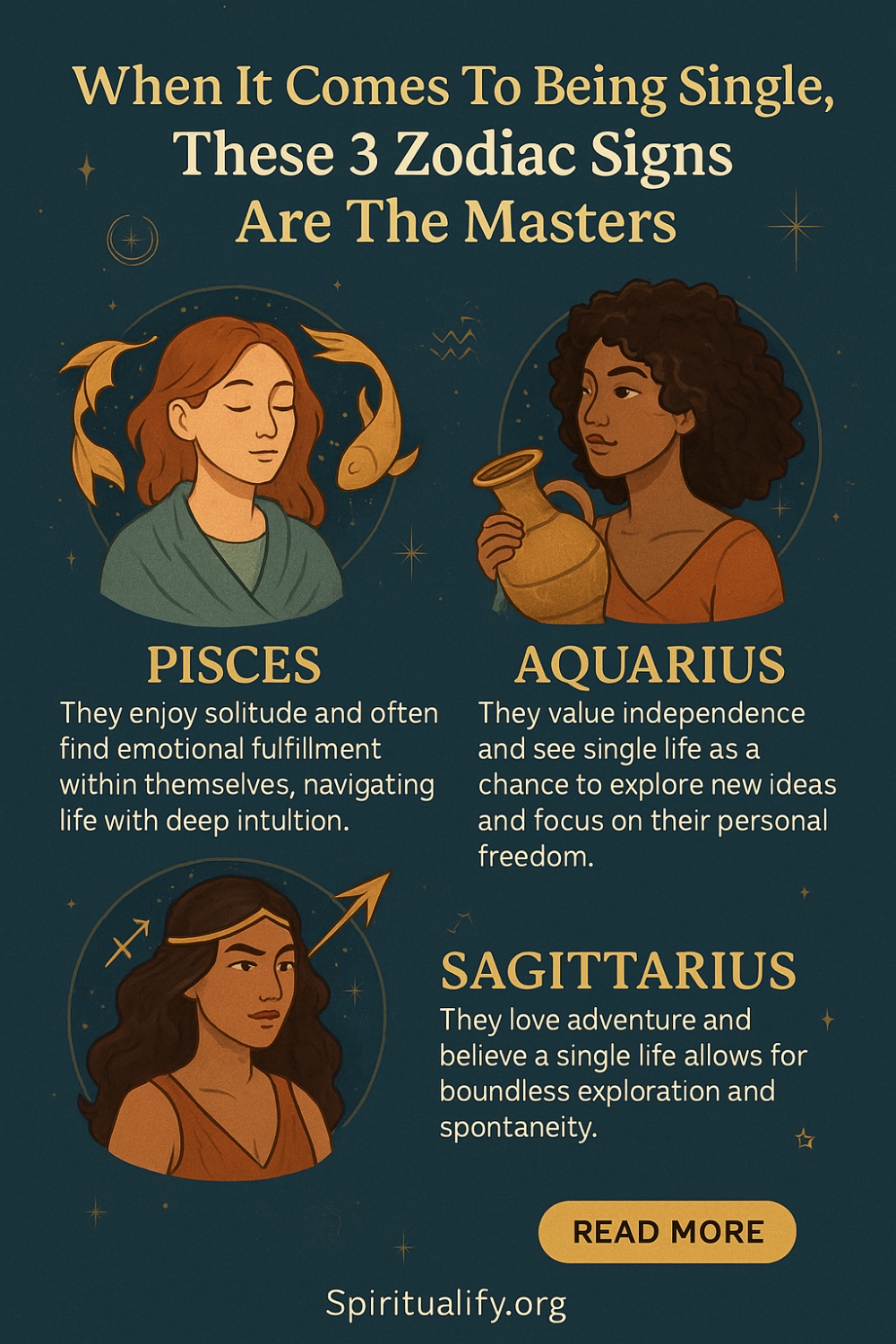 When It Comes To Being Single, These 4 Zodiac Signs Are The Masters Infgoraphic