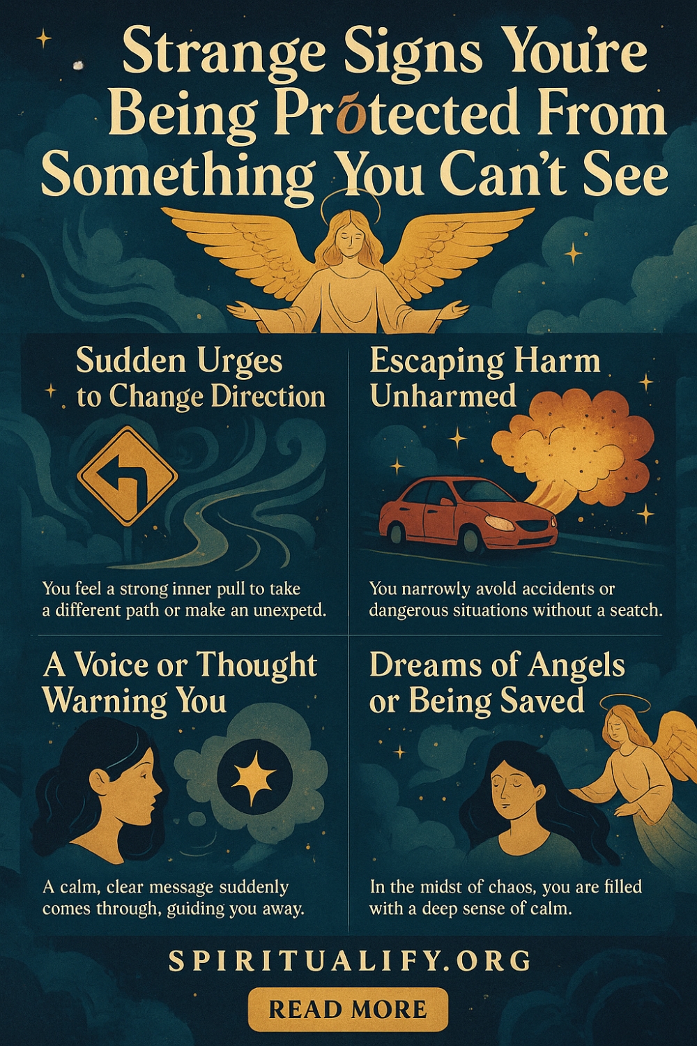 9 Strange Signs You’re Being Protected From Something You Can’t See Infographic