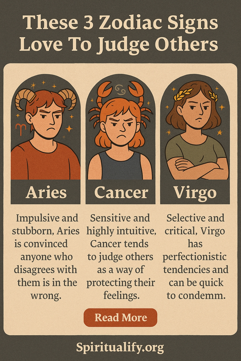 These 5 Zodiac Signs Love To Judge Others Infographic