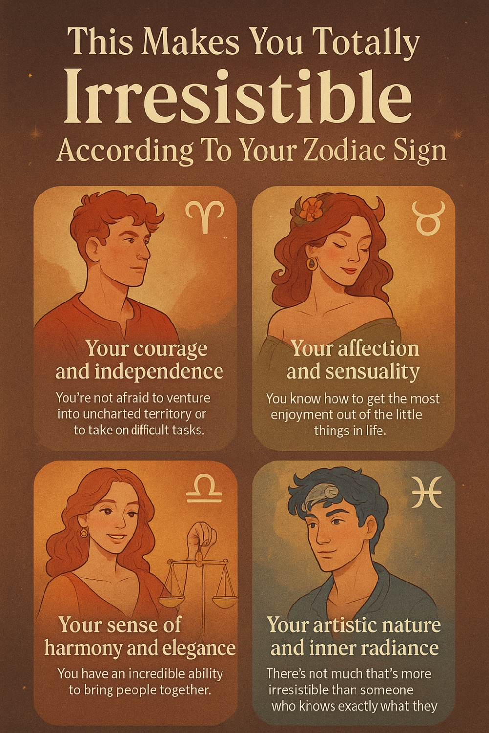 This Makes You Totally Irresistible According To Your Zodiac Sign Infographic