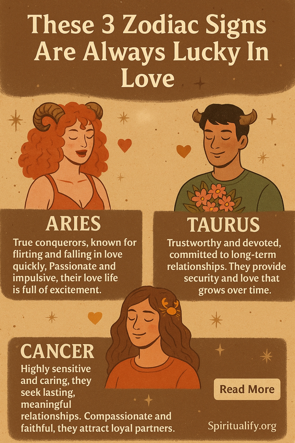These 5 Zodiac Signs Are Always Lucky In Love Infographic