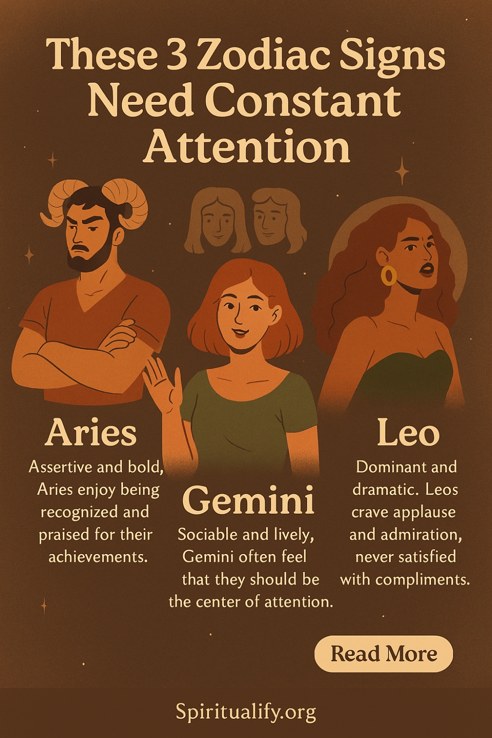 These 5 Zodiac Signs Need Constant Attention Infographic