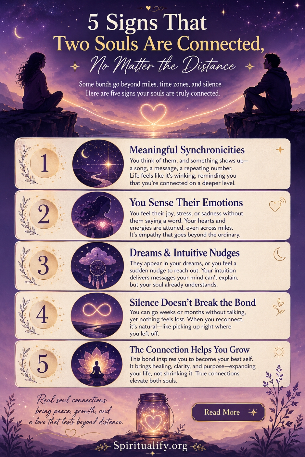 10 Signs That Two Souls Are Connected, No Matter the Distance Infographic