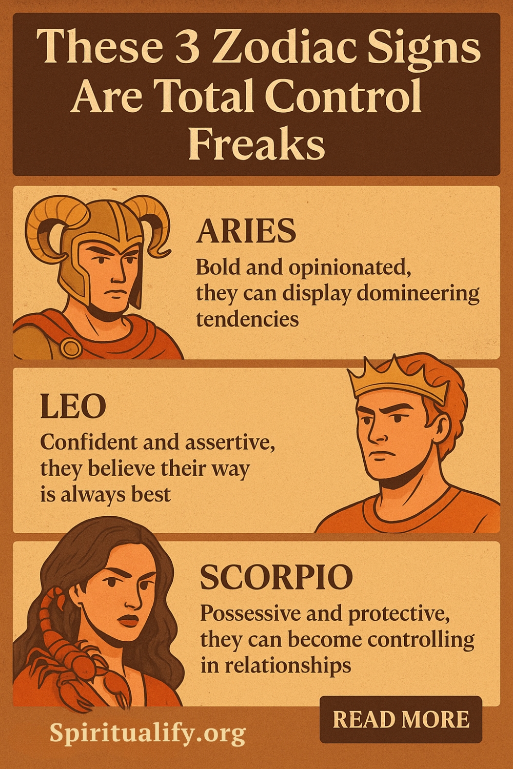 These 4 Zodiac Signs Are Total Control Freaks Infographic