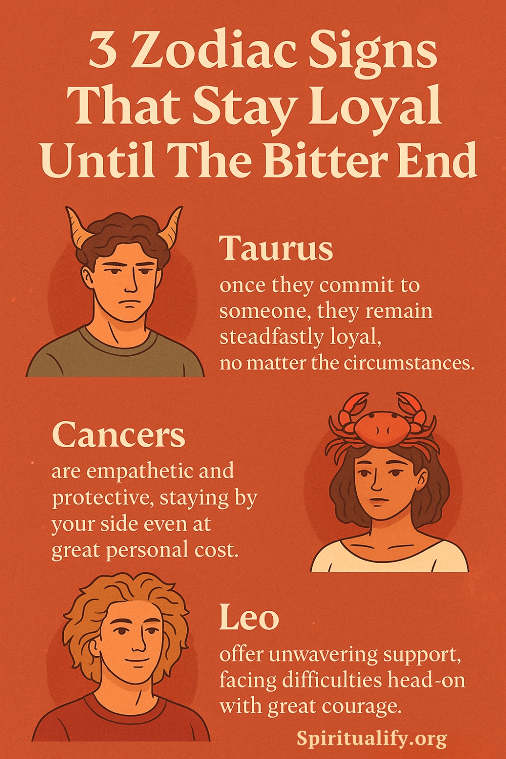 6 Zodiac Signs That Stay Loyal Until The Bitter End Infographic