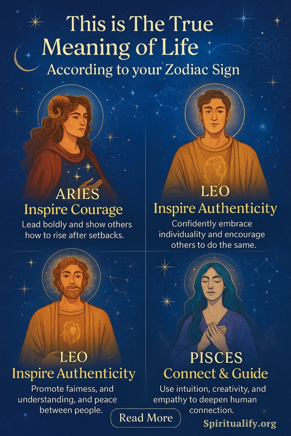 This is The True Meaning of Life According to Your Zodiac Sign Infographic