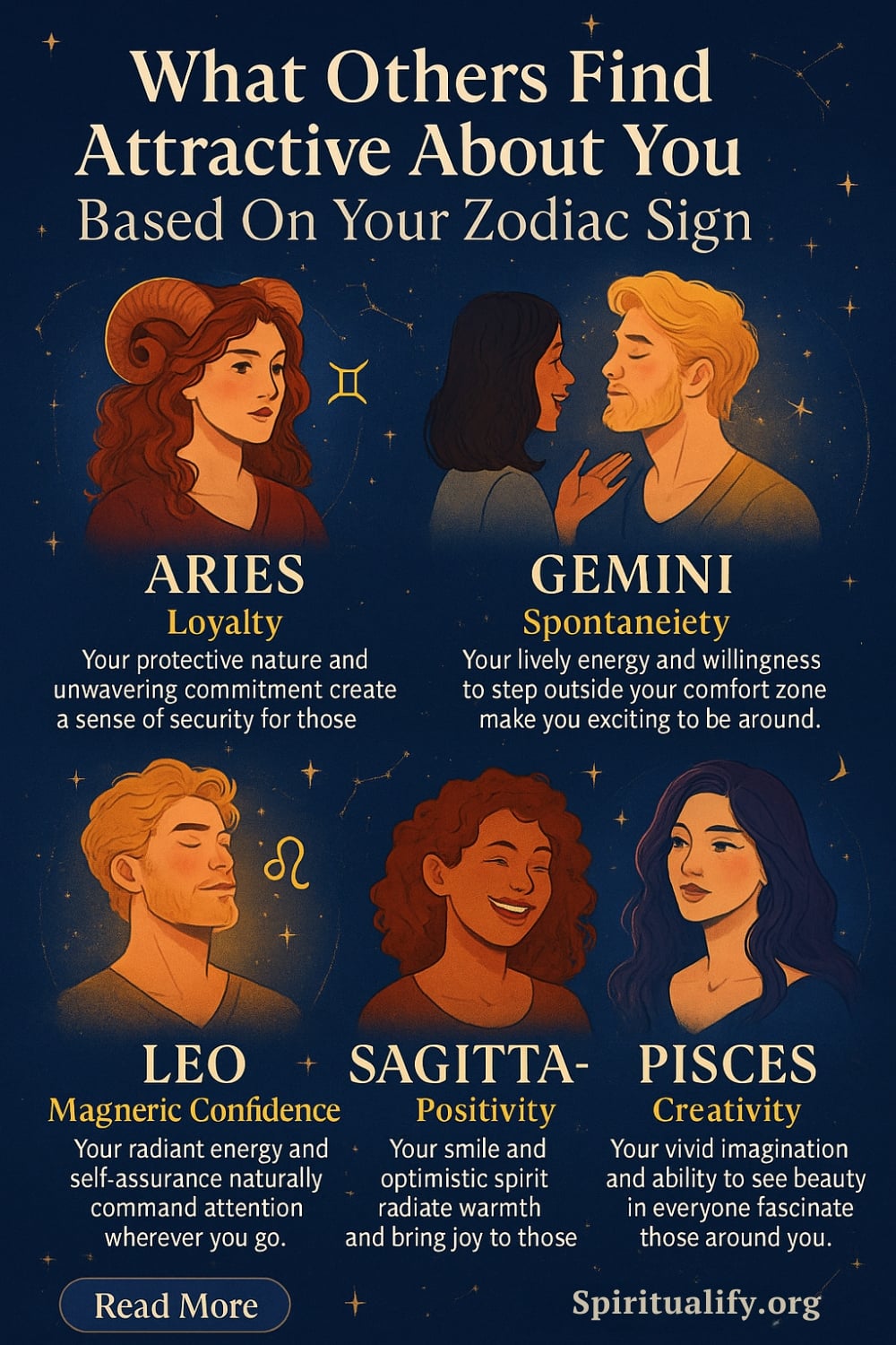 What Others Find Attractive About You Based On Your Zodiac Sign Infographic