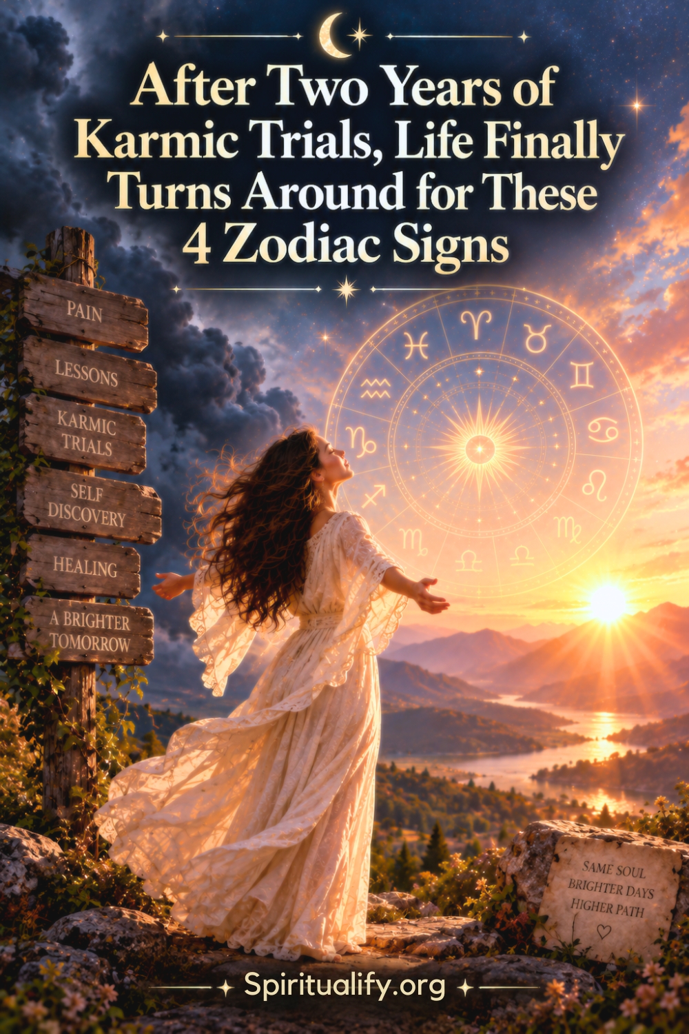 After Two Years of Karmic Trials, Life Finally Turns Around for These 4 Zodiac Signs Pin