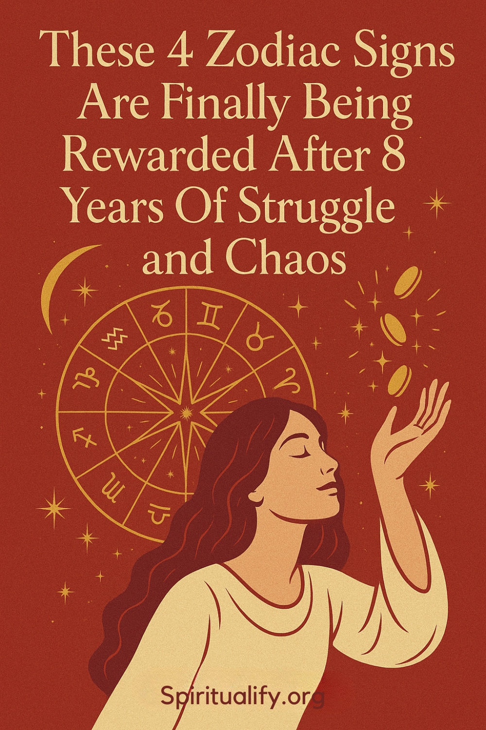 These 4 Zodiac Signs Are Finally Being Rewarded After 8 Years Of Struggle and Chaos Pin