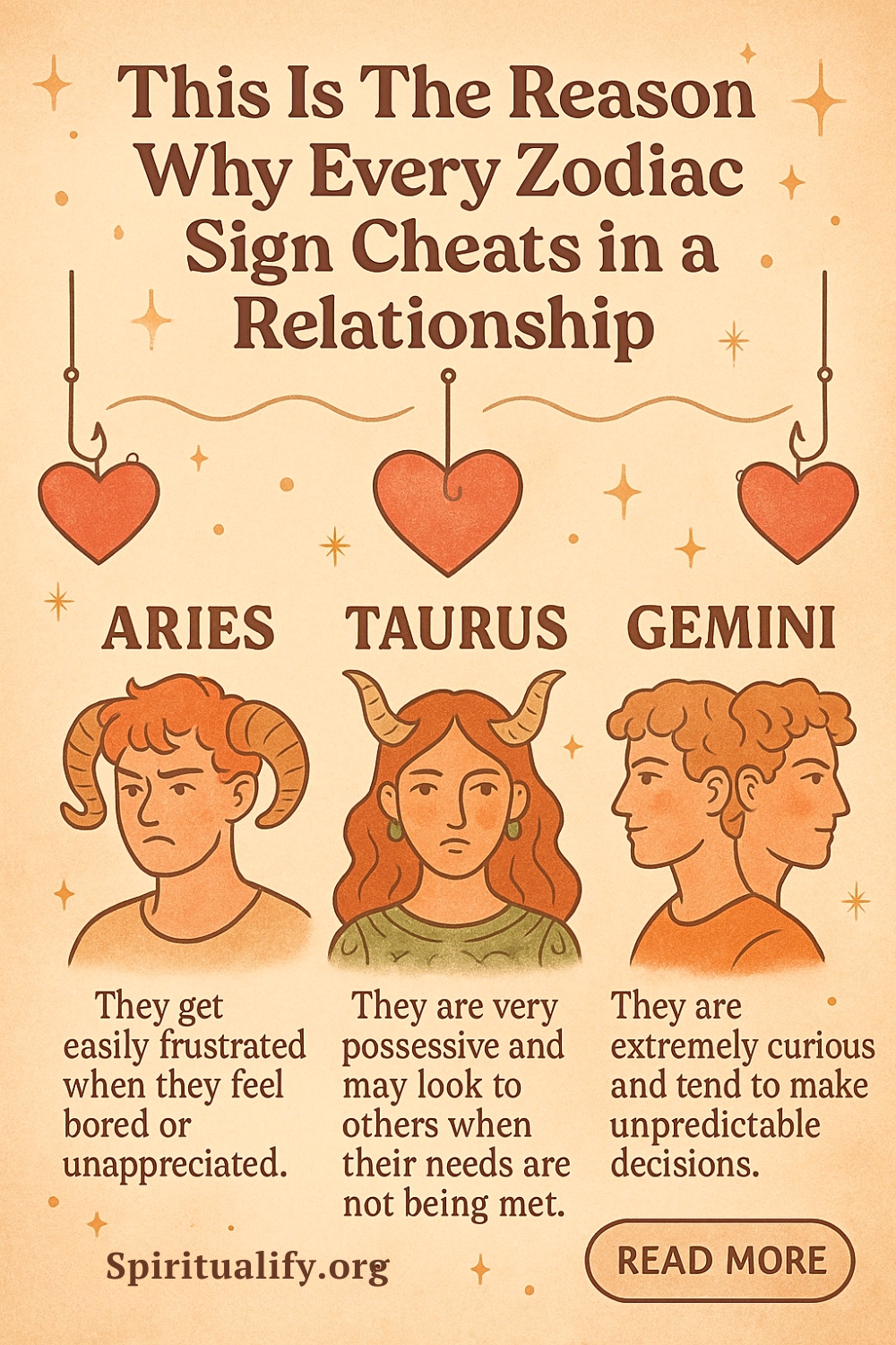 This is The Reason Why Every Zodiac Sign Cheats in a Relationship Infographic